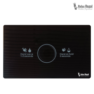 Clapetă cu senzor din sticlă neagră – Relax Regal