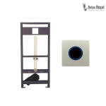 Rezervor pisoar încastrat cu panou frontal din inox și senzor touchless