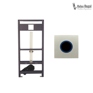 Rezervor pisoar încastrat cu panou frontal din inox și senzor touchless