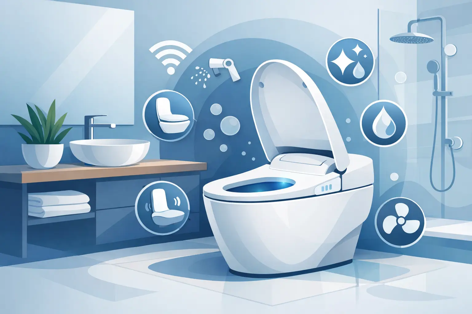 7 avantaje ale toaletei inteligente în baie