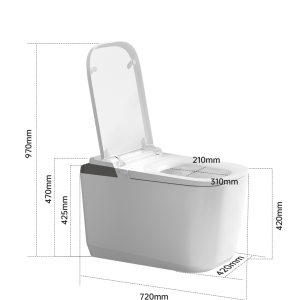Toaletă inteligentă RR110H CULLIAN varianta pătrată - Smart WC/Toaleta Japoneză - imagine 4