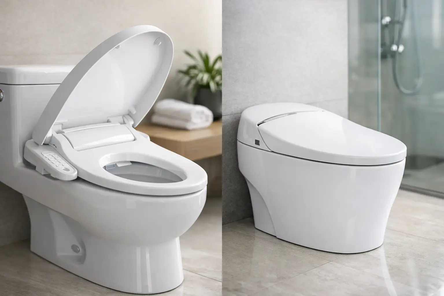 Capac WC inteligent vs toaletă inteligentă